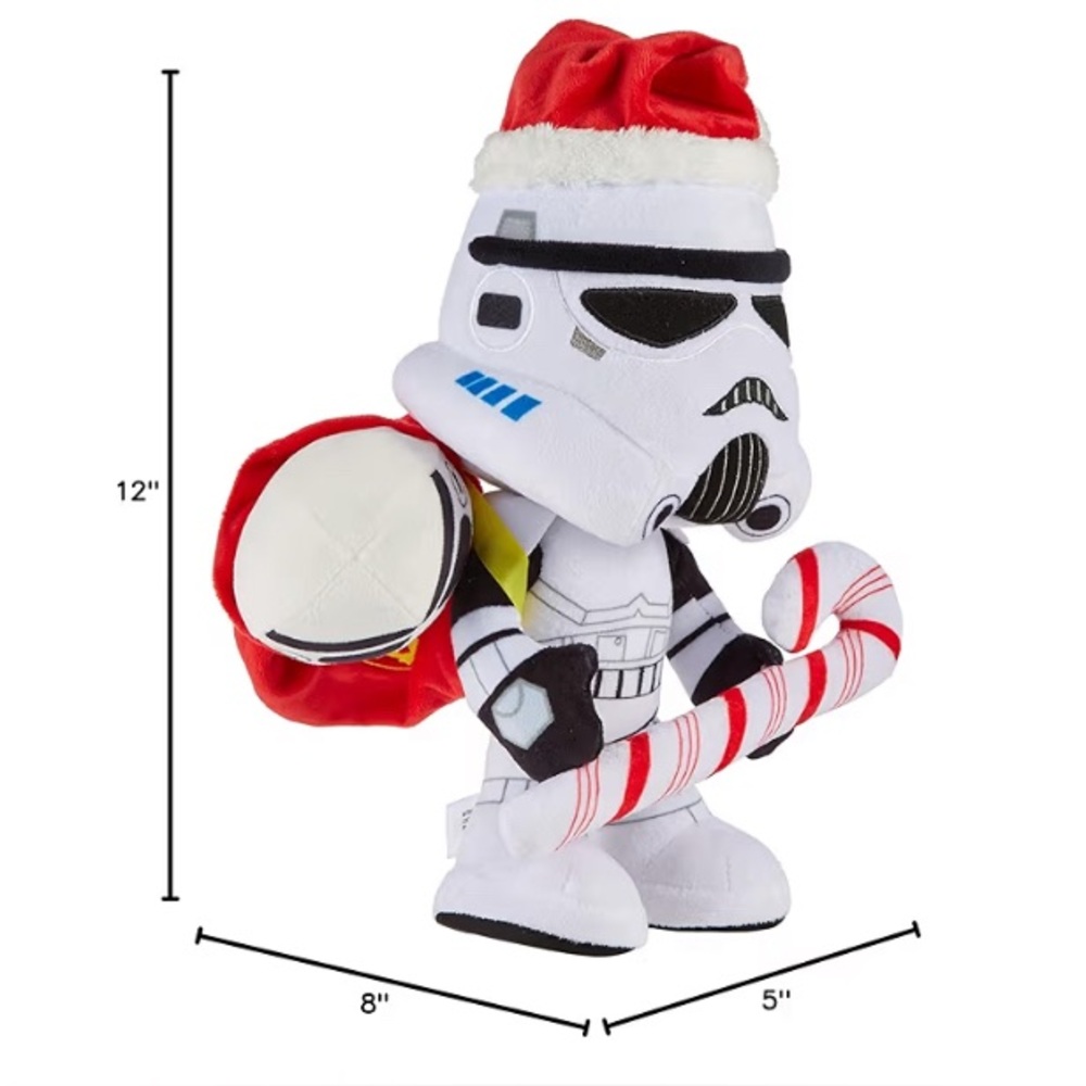 Star Wars Stormtrooper Mattel  Plush Doll & Ornament, 10-inch, New - Picture 3 of 4